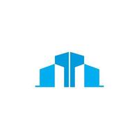 abstract gebouw logo, onroerend goed logo vector