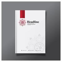 Zakelijke brochure flyer cover ontwerp lay-out sjabloon in A4-formaat, met Premier ontwerpsjabloon achtergrond, vector eps10.
