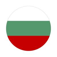 Ronde vlag van Bulgarije. vector