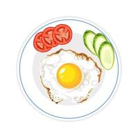 ontbijt kleurrijke illustratie vector