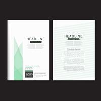 Cover ontwerpsjabloon, jaarverslag dekking, flyer, presentatie, brochure. Sjabloon voor lay-out voorste paginaontwerp met afloop in A4-formaat. vector