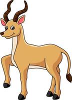 antilope cartoon clipart vectorillustratie vector