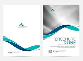 Brochure lay-out sjabloon, cover ontwerp achtergrond vector