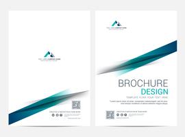 Brochure lay-out sjabloon, cover ontwerp achtergrond vector