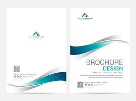 Brochure lay-out sjabloon, cover ontwerp achtergrond vector