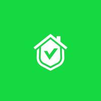 huisbeveiliging logo icoon vector
