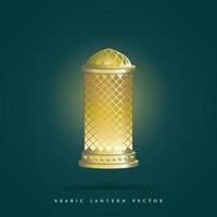 realistisch arabisch lantaarn vectorontwerp vector