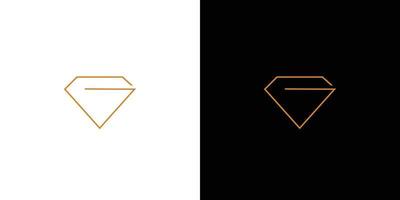 modern en luxe letter g eerste diamanten logo-ontwerp vector