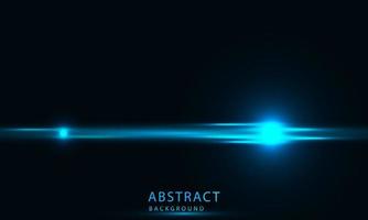 abstracte licht uit technische achtergrond hitech communicatie concept innovatie achtergrond. blauw licht neon, gloeiend. vector