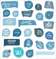 Moderne badges stickers en labels-collectie vector