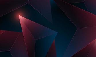 abstracte donker paarse veelhoek driehoeken vorm patroon op de achtergrond. illustratie vector digitale technologie ontwerpconcept.