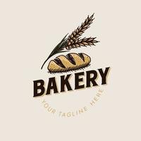 bakkerij logo premium vector