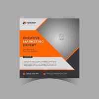 creatieve marketing social media banner, postsjabloon vector