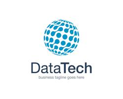 Datatechnologie Logo Icon Vector