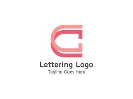 letter c abstract logo ontwerp branding pictogram vector illustratie sjabloon pro gratis