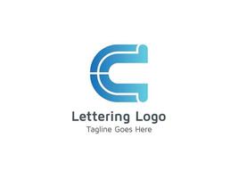 creatieve letter c logo ontwerpsjabloon abstract vector pro gratis