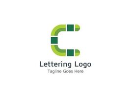 letter c logo ontwerp sjabloon typografie gratis vector