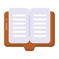 open boek en onderwijs vector