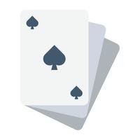 trendy pokerkaart vector