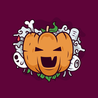 Halloween pompoen Vector