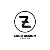 z brief logo sjabloon vector