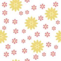 bloemen gekleurd patroon vector