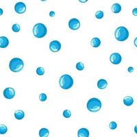 moderne water bubbels naadloze patroon op een witte achtergrond. vector