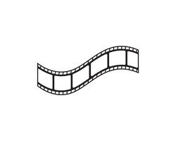 filmstrip pictogram vector illustratie sjabloon