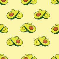 patroon avocado vector gratis