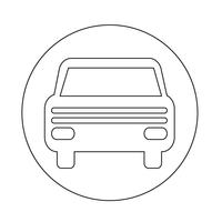 Auto pictogram vector