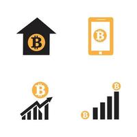 bitcoin logo afbeelding vector