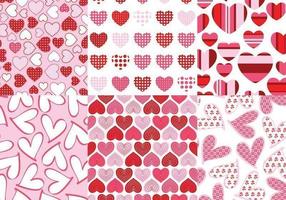Liefdevolle harten Vector patroon Pack