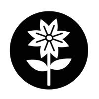 Bloem pictogram vector