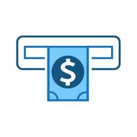 Dollar teken geld pictogram vector