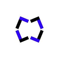 monogramcode l eenvoudig logo-ontwerp vector