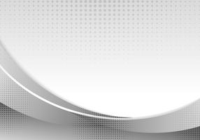 Abstract grijs golven of gebogen professionele zakelijke lay-out ontwerpsjabloon of corporate banner web ontwerp achtergrond met halftone ingang. Curve stroom grijze beweging illustratie. Oranje vloeiende golflijnen.