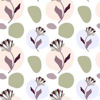 abstracte minimalistische boho plant naadloze patroon backround. vector