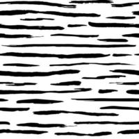 hand getekende strepen naadloze patroon. zwarte inktstreep achtergrond. vector