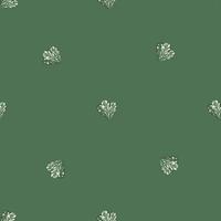 naadloze patroon bos mangold salade op groenblauw achtergrond. eenvoudig ornament met sla. vector