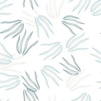 moderne doodle gras naadloze patroon geïsoleerd op een witte achtergrond. vector