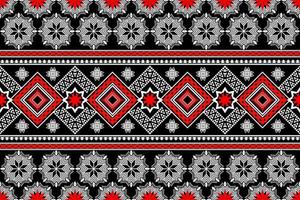 geometrische etnische oosterse traditionele pattern.figure tribal borduurwerk style.design voor behang, kleding, verpakking, stof, vectorillustratie vector