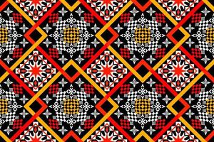 geometrische etnische oosterse traditionele pattern.figure tribal borduurwerk style.design voor behang, kleding, verpakking, stof, vectorillustratie vector