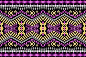 geometrische etnische oosterse traditionele pattern.figure tribal borduurwerk style.design voor behang, kleding, verpakking, stof, vectorillustratie vector