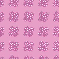 doodle plusteken wallpaper.hand getekende schattig kruis naadloze patroon op roze achtergrond. vector