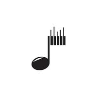 piano pictogram vector illustratie sjabloon