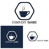 koffiekopje logo sjabloon vector pictogram ontwerp
