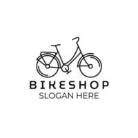 fiets winkel lijn kunst minimalistische eenvoudige pictogram logo vector illustratie sjabloonontwerp. fiets logo