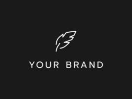 eenvoudig en luxe logo-ontwerp vector
