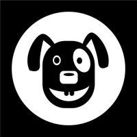 Hond pictogram vector