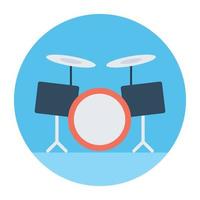 drumkit concepten vector